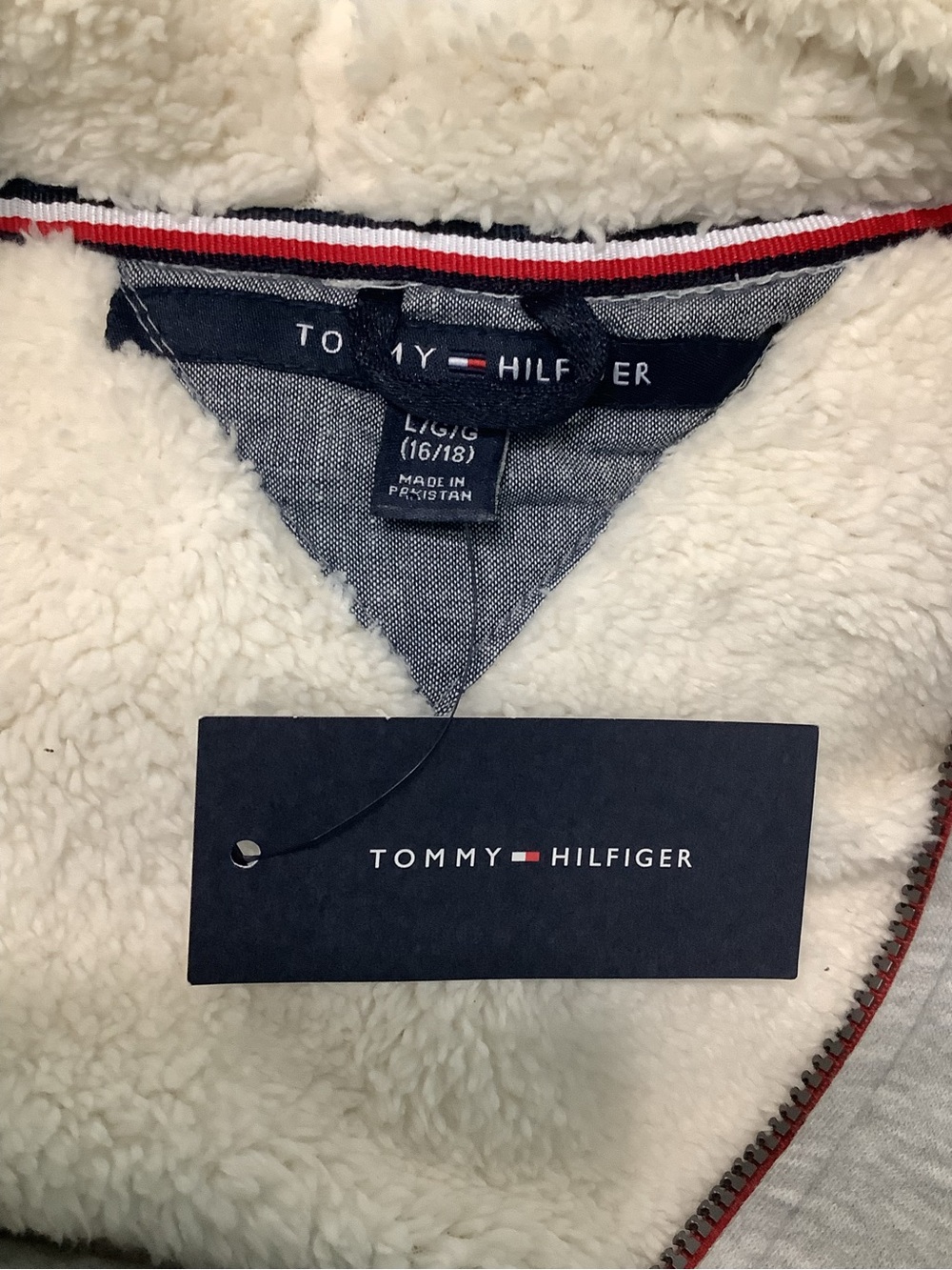 Tommy Hilfiger Sherpa Lined Hooded Jacket - 16/18 - New - Picture 6 of 8
